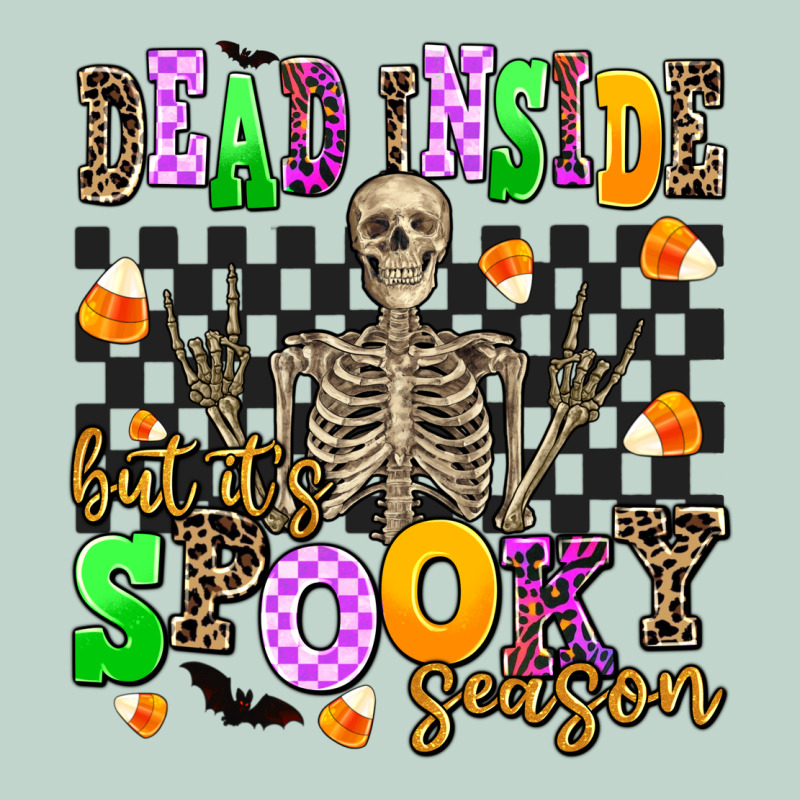 Dead Inside But It's Spooky Season Zipper Hoodie by AdoDesignShop | Teevron