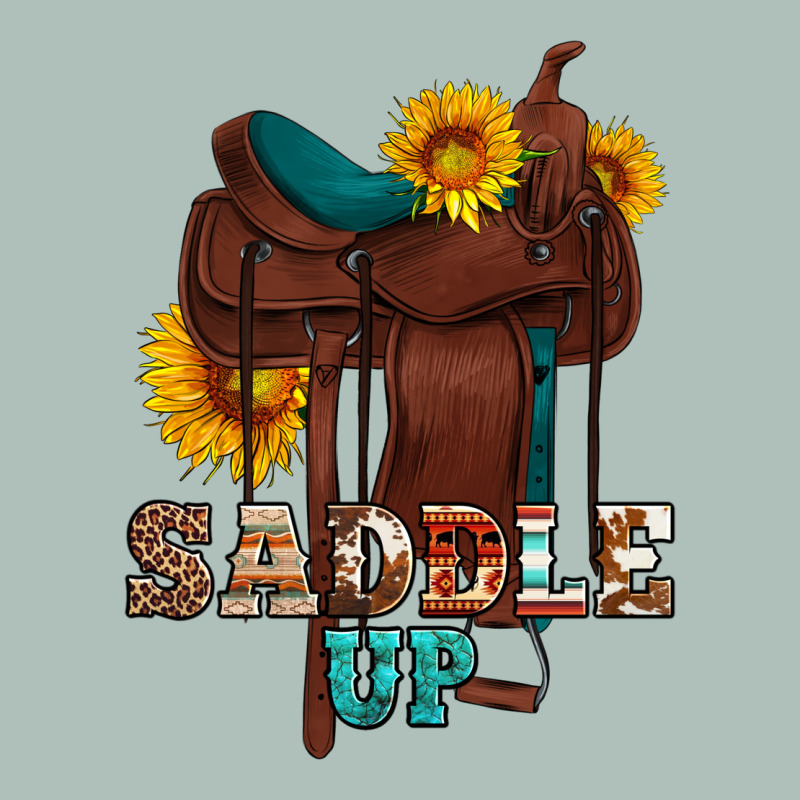Saddle Up Cowboy Western Sunflowers Heavyweight Hoodie by Artiststas | Teevron