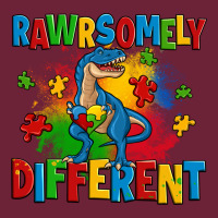Rawrsomely Different Autism Trex Long Sleeve Tee | Teevron