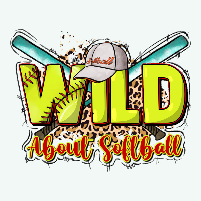 Wild About Softball Premium Hoodie by NancyCooperArtShop | Teevron