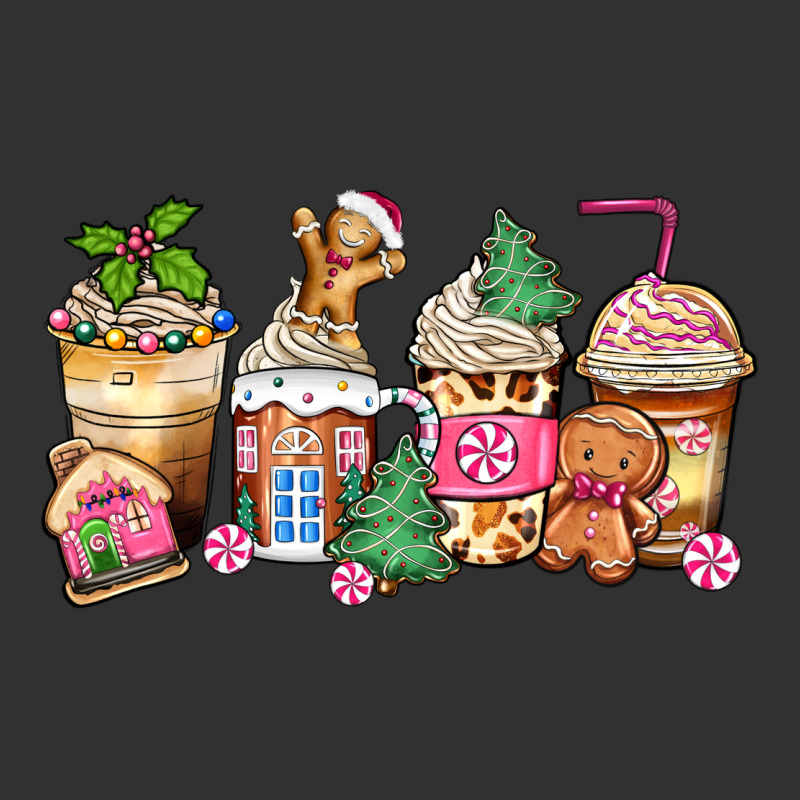 Pink Gingerbread Coffee Cups Urban Heavy Tee by Zillion Design Studio | Teevron