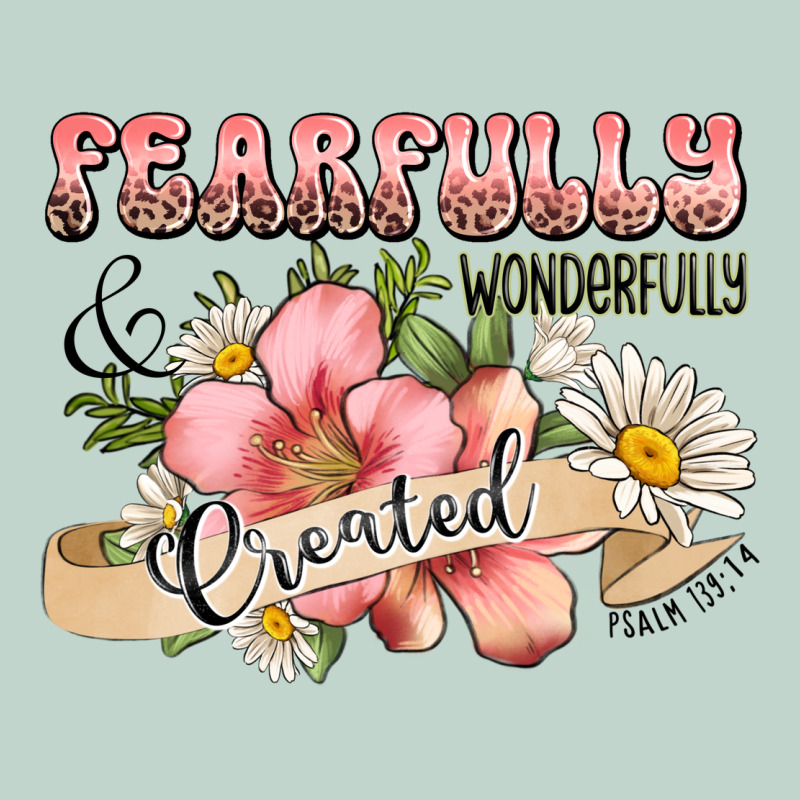 Fearfully And Wonderfully Created Zipper Hoodie by JahusDesignShop | Teevron