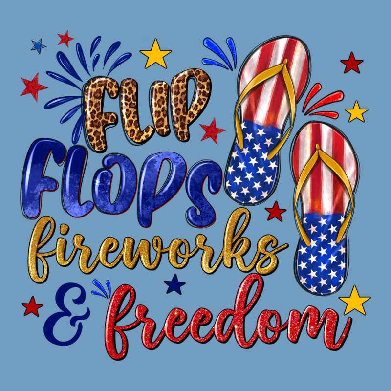 Flip Flops Fireworks And Freedom Urban Heavy Tee by texasbilliewilder | Teevron