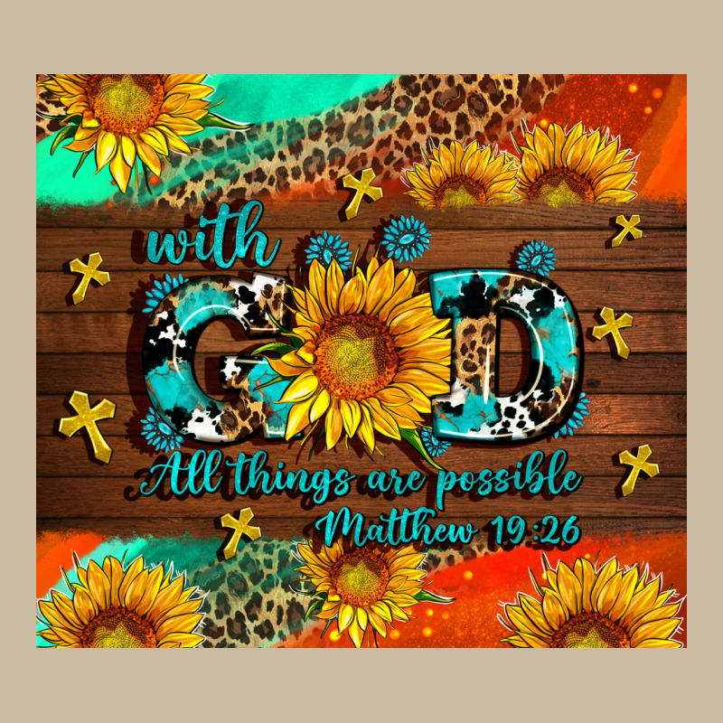 With God All Things Are Possible Long Sleeve Tee by AdoDesignShop | Teevron