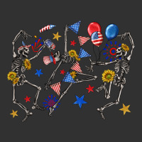 Fourth Of July Dancing Skeleton Urban Heavy Tee | Teevron