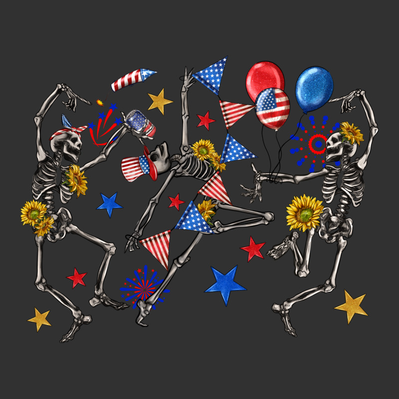 Fourth Of July Dancing Skeleton Urban Heavy Tee by texasbilliewilder | Teevron