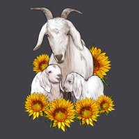 Goat Family With Sunflowers Heavyweight Hoodie | Teevron