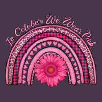 In October We Wear Pink Rainbow Heavyweight Hoodie | Teevron