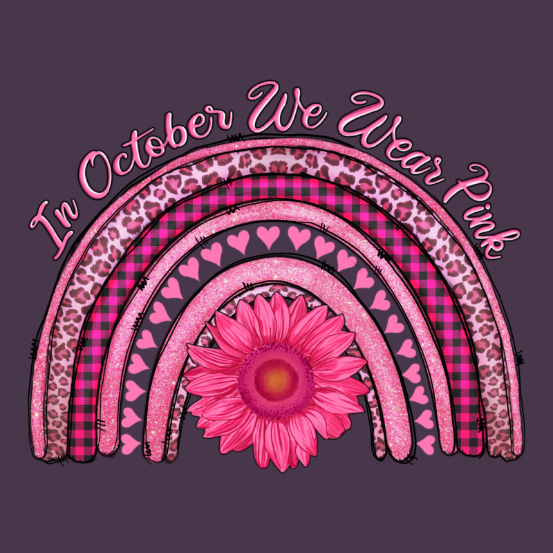 In October We Wear Pink Rainbow Heavyweight Hoodie by AdoDesignShop | Teevron
