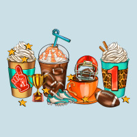American Football Coffee Cups Ladies Tee | Teevron