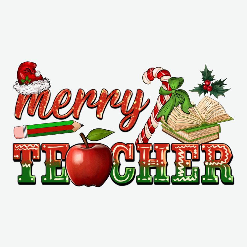 Merry Teacher Urban Heavy Tee by BarkalooDesign | Teevron