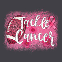 Tackle Cancer Football Leopard Heavyweight Hoodie | Teevron