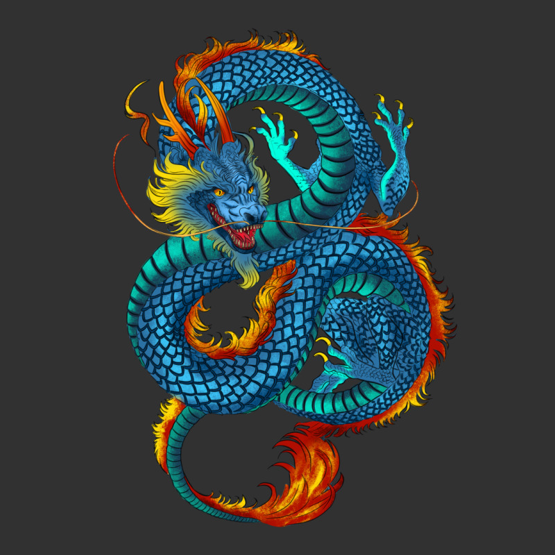 Blue Dragon Urban Heavy Tee by RanaPortraitStore | Teevron