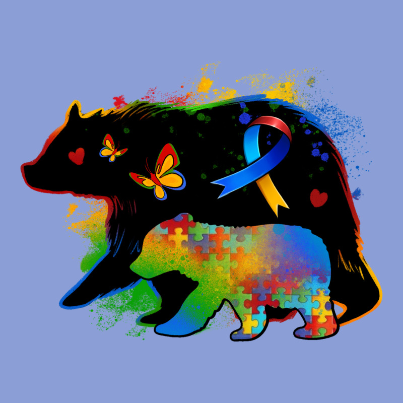 Autism Mama Bear Long Sleeve Tee by Zillion Design Studio | Teevron