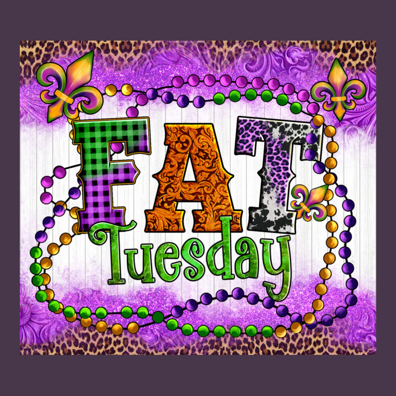 Fat Tuesday Fleur De Lis And Mardi Gras Beads Heavyweight Hoodie by Artiststas | Teevron