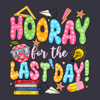 Hooray For The Last Day White Vintage Hoodie | Teevron