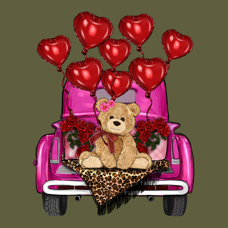 Valentine's Day Tedybear Truck Vintage Tee by RanaPortraitStore | Teevron