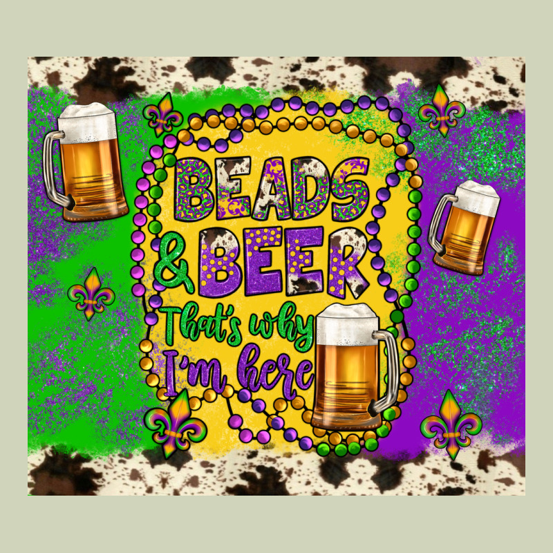 Beads & Beer That's Why I'm Here Heavyweight Hoodie by Artiststas | Teevron