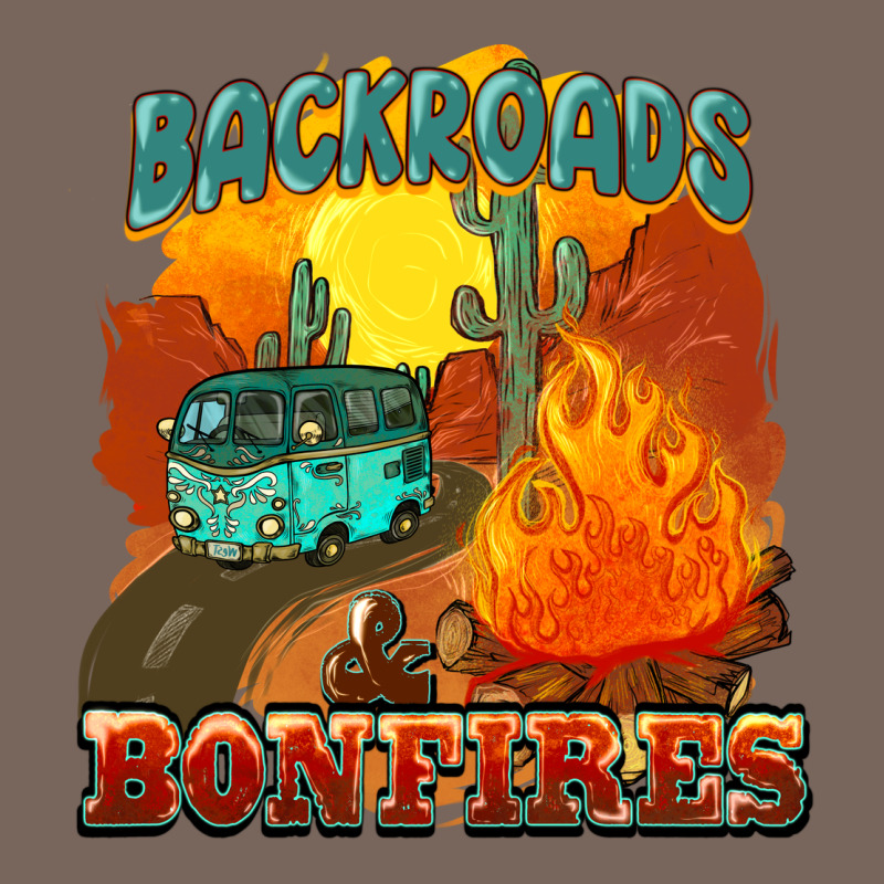 Backroads And Bonfire Premium Hoodie by NancyCooperArtShop | Teevron