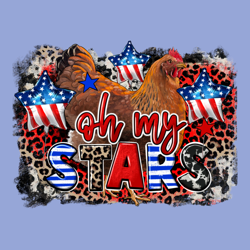 Oh My Stars Chicken 4th Of July Classic Tee by CowGirlArtShop | Teevron