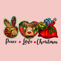 Peace Love Christmas Urban Heavy Tee | Teevron
