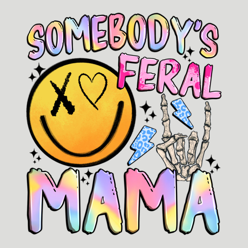 Somebody's Feral Mama Zipper Hoodie by JahusDesignShop | Teevron