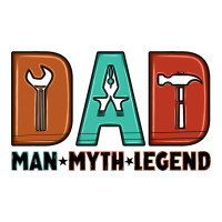 Dad Man Myth Legend Premium Tee | Teevron