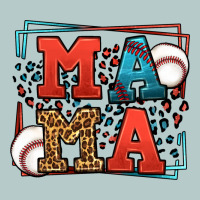 Leopard Baseball Mama Mother's Day Heavy Core Tee | Teevron