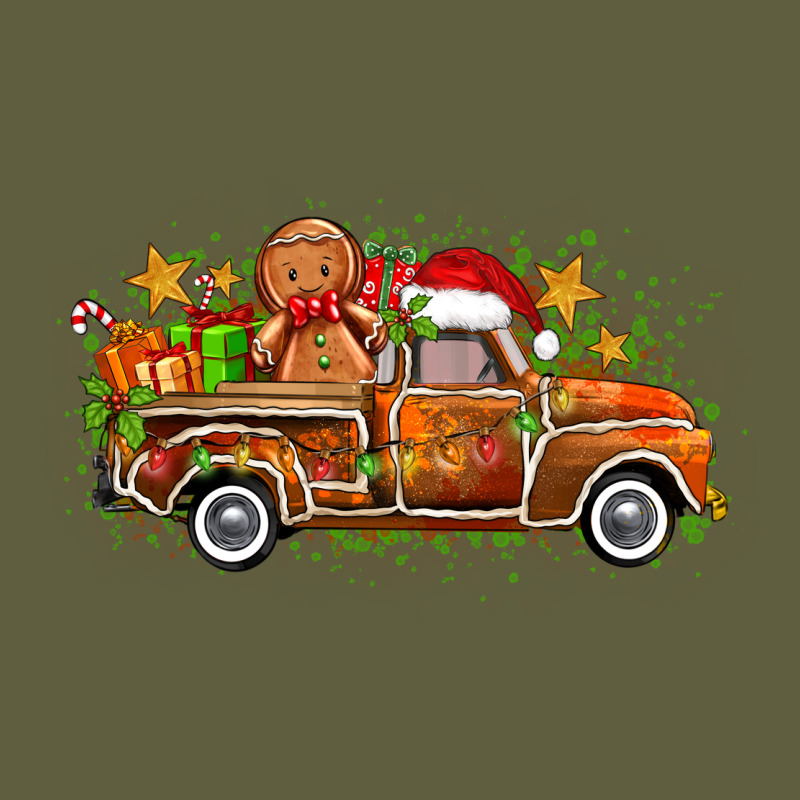 Christmas Gingerbread Truck Vintage Tee by Zillion Design Studio | Teevron