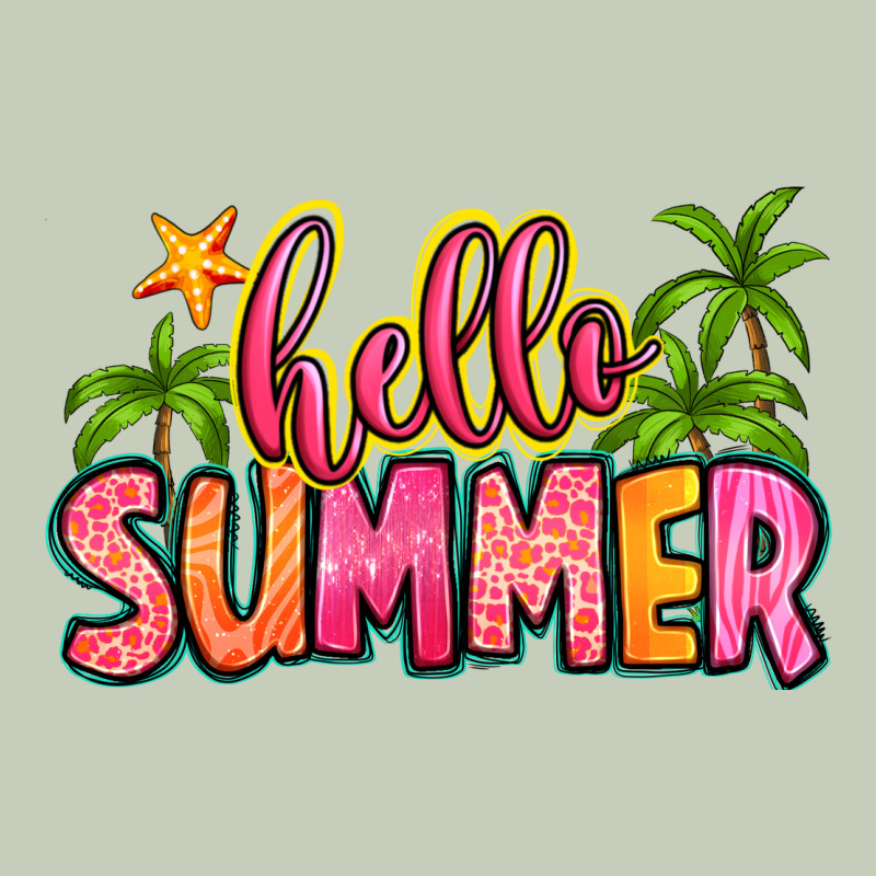 Hello Summer Long Sleeve Tee by Zillion Design Studio | Teevron