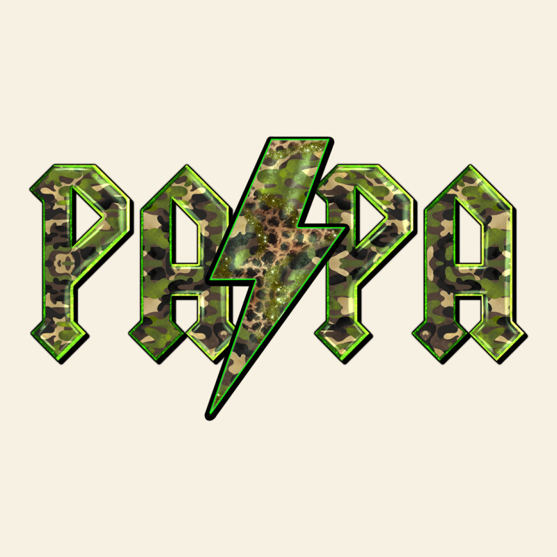 Papa  Lightning Camouflage Vintage Tee by BarkalooDesign | Teevron