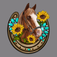 Western Horseshoe Horse Sunflowers Gemstone Heavyweight Hoodie | Teevron