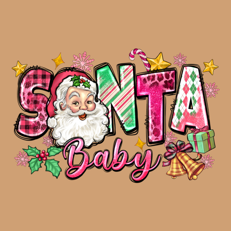 Pink Santa Baby Christmas Vintage Tee by Zillion Design Studio | Teevron