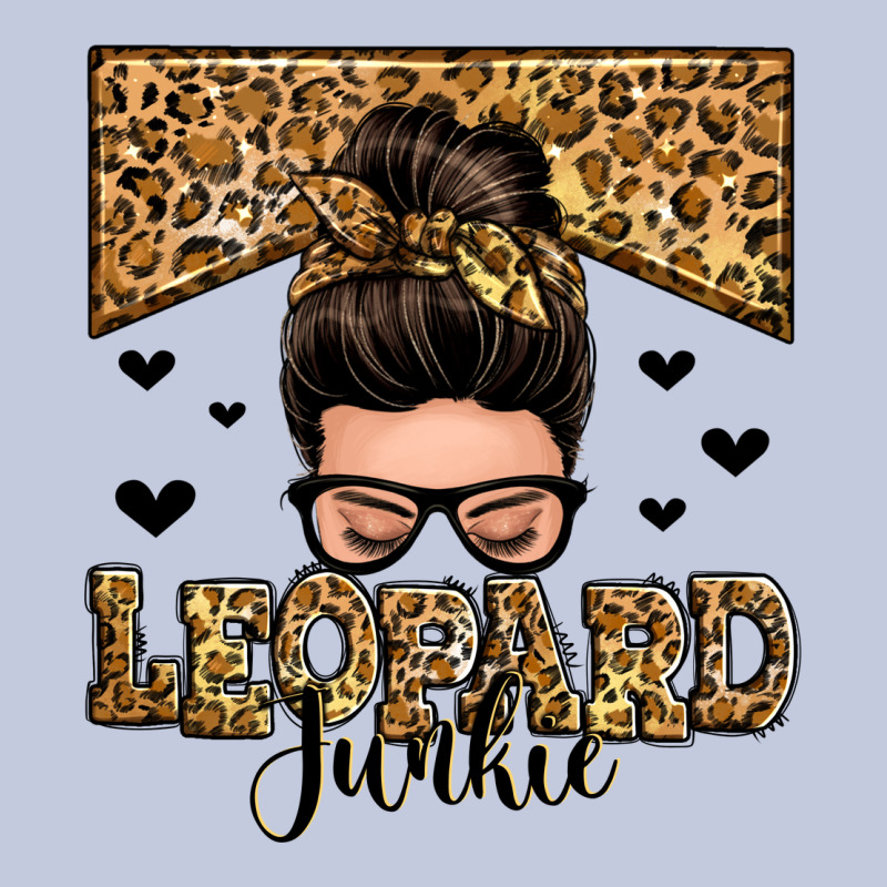 Leopard Junkie Messy Bun Long Sleeve Tee by Zillion Design Studio | Teevron
