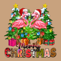 Merry Christmas Flamingo Vintage Tee | Teevron