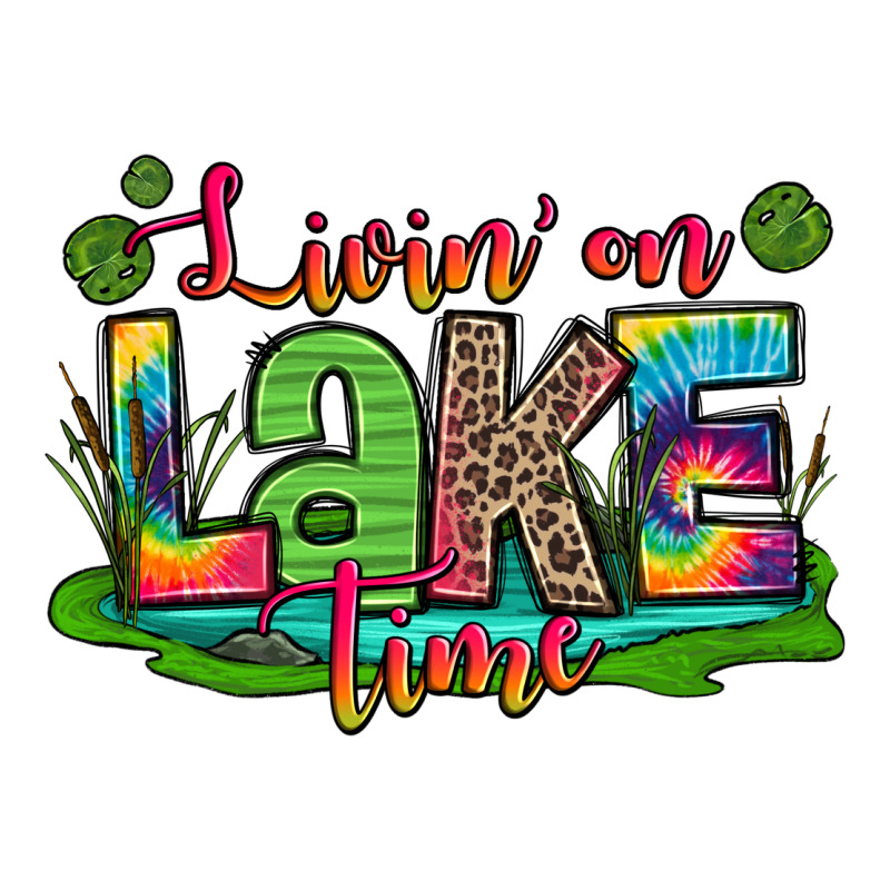 Living On Lake Time Long Sleeve Tee by Zillion Design Studio | Teevron