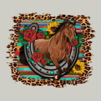 Western Horse Horseshoe Roses Sunflowers Serape Leopard Heavyweight Hoodie | Teevron