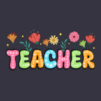 Custom Teacher Flowers Vintage Hoodie | Teevron
