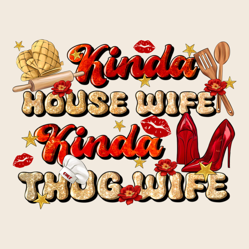 Kinda House Wife Kinda Thug Wife Zipper Hoodie by JahusDesignShop | Teevron