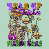 Bead Up Bitches It's Mardi Gras Skeleton Classic Tee | Teevron