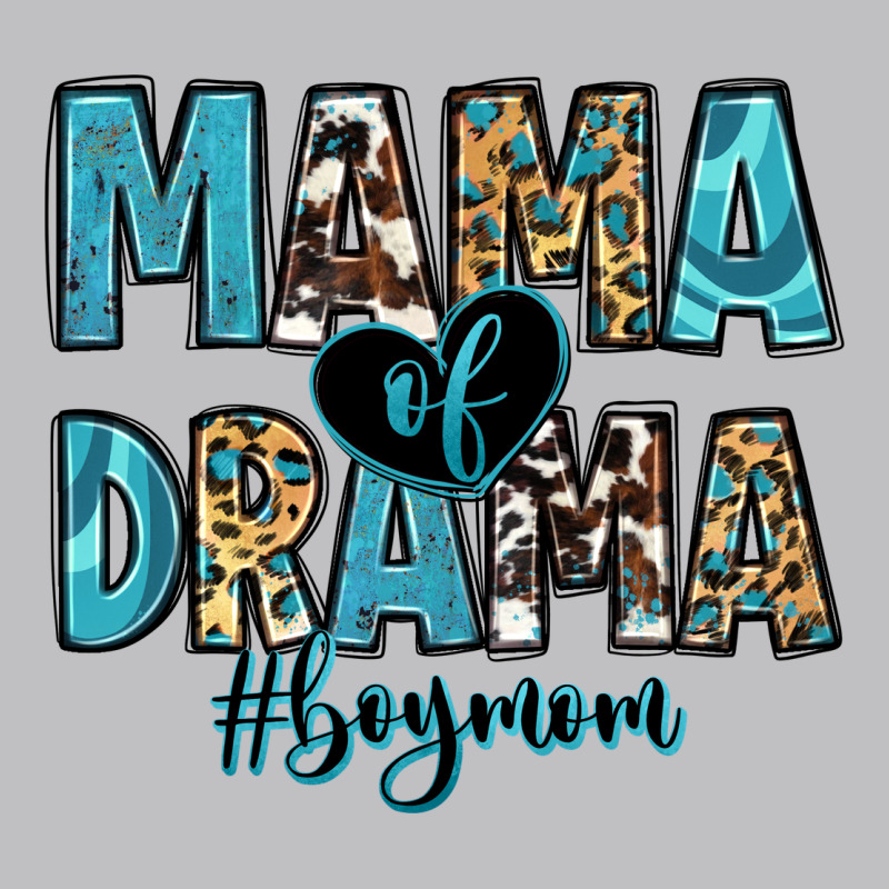 Mama Of Drama Boy Mom Long Sleeve Tee by Zillion Design Studio | Teevron