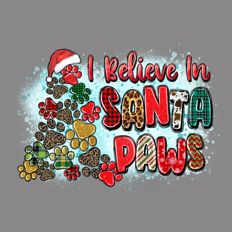 I Believe In Santa Paws Vintage Tee by Zillion Design Studio | Teevron