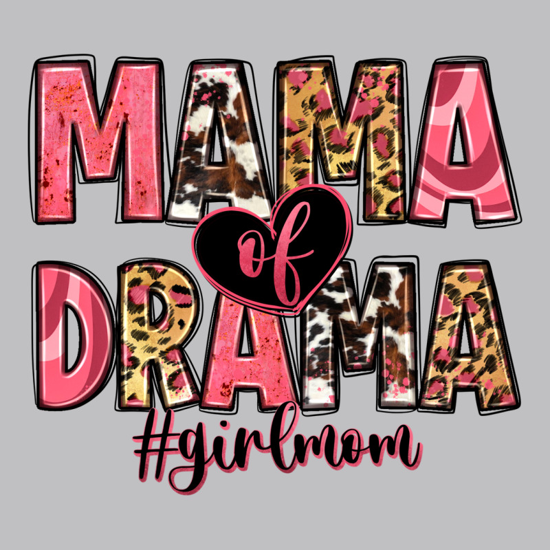 Mama Of Drama Girl Mom Long Sleeve Tee by Zillion Design Studio | Teevron