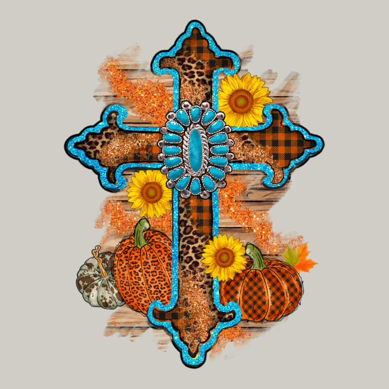 Thanksgiving Cross Pumpkin Sunflower Heavyweight Hoodie by AdoDesignShop | Teevron