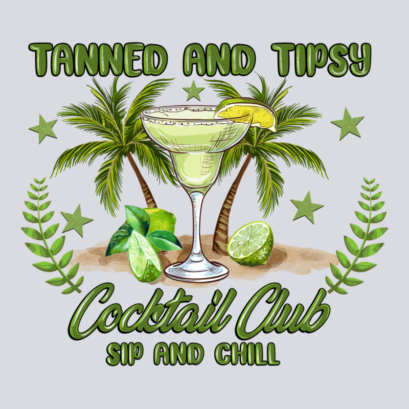 Tanned And Tipsy Cocktail Club Sip And Chill Zipper Hoodie by JahusDesignShop | Teevron