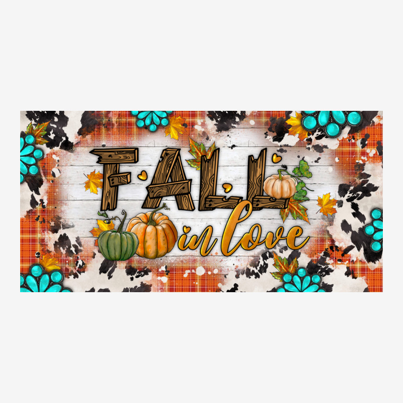 Fall In Love License Plate Urban Hoodie by BundleAndBundleShop | Teevron