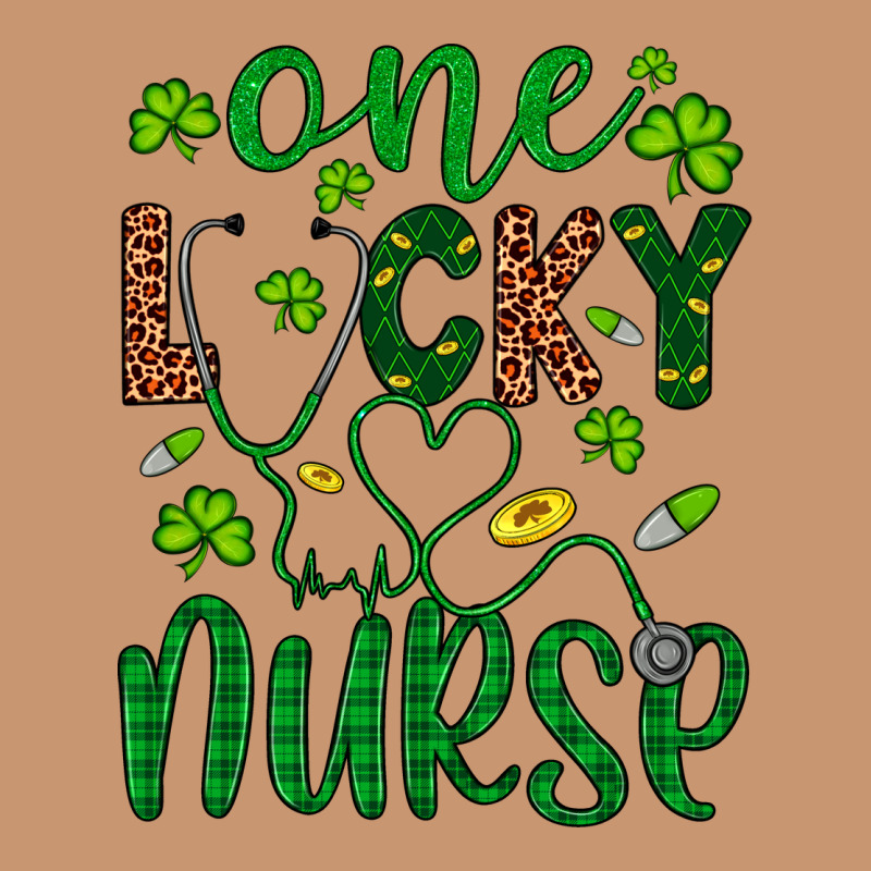 Leopard Glitter One Lucky Nurse Heavyweight Hoodie by Artiststas | Teevron