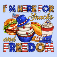 I M Here For Snacks And Freedom Urban Heavy Tee | Teevron