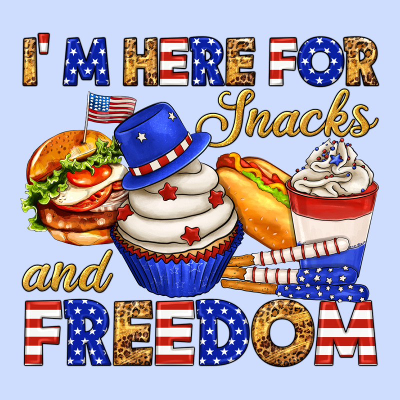 I M Here For Snacks And Freedom Urban Heavy Tee by texasbilliewilder | Teevron