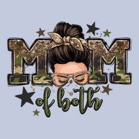 Mom Of Both Boys Messy Bun Long Sleeve Tee | Teevron